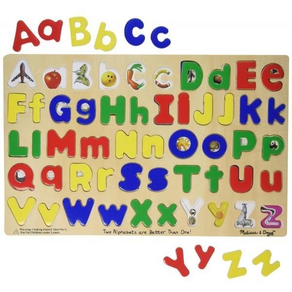 Puzzle Alfabet, Litere mari si mici