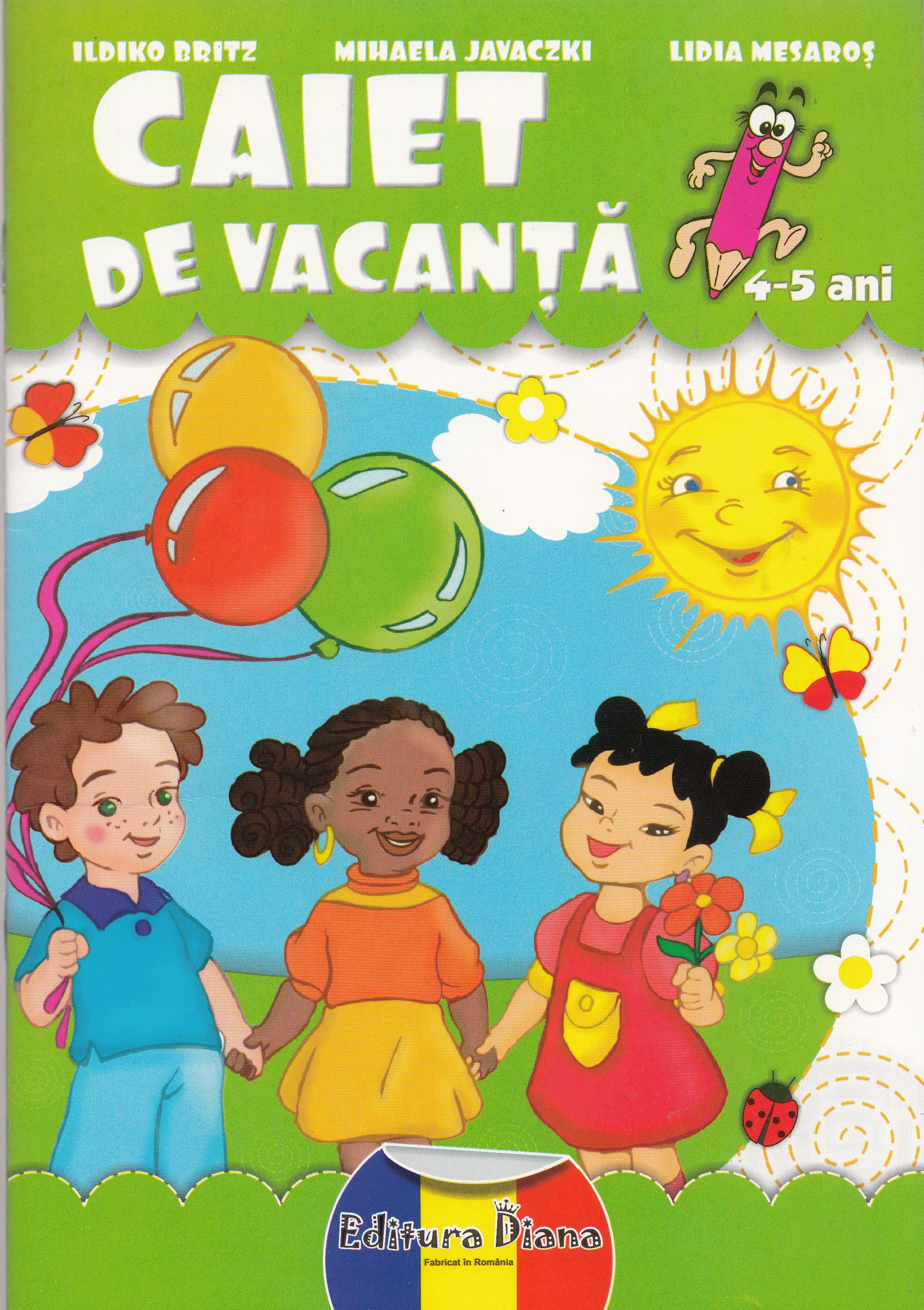 Caiet de vacanta 4-5 ani - Mihaela Javaczki, Ildiko Britz, Lidia Mesaros