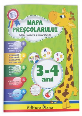 Mapa prescolarului 3-4 ani