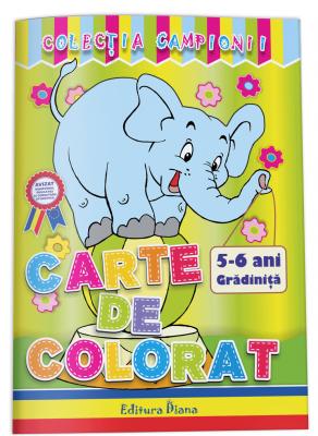 Carte de colorat 5-6 ani (colectia Campionii)