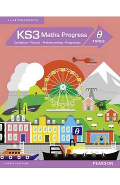Coperta cărții 'KS3 Maths Progress Student Book Theta 3'