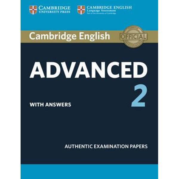 Cambridge English Advanced 2 Student's Book with Answers