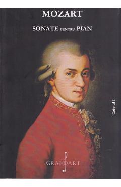 Coperta cărții 'Sonate pentru pian caietul I - Mozart'