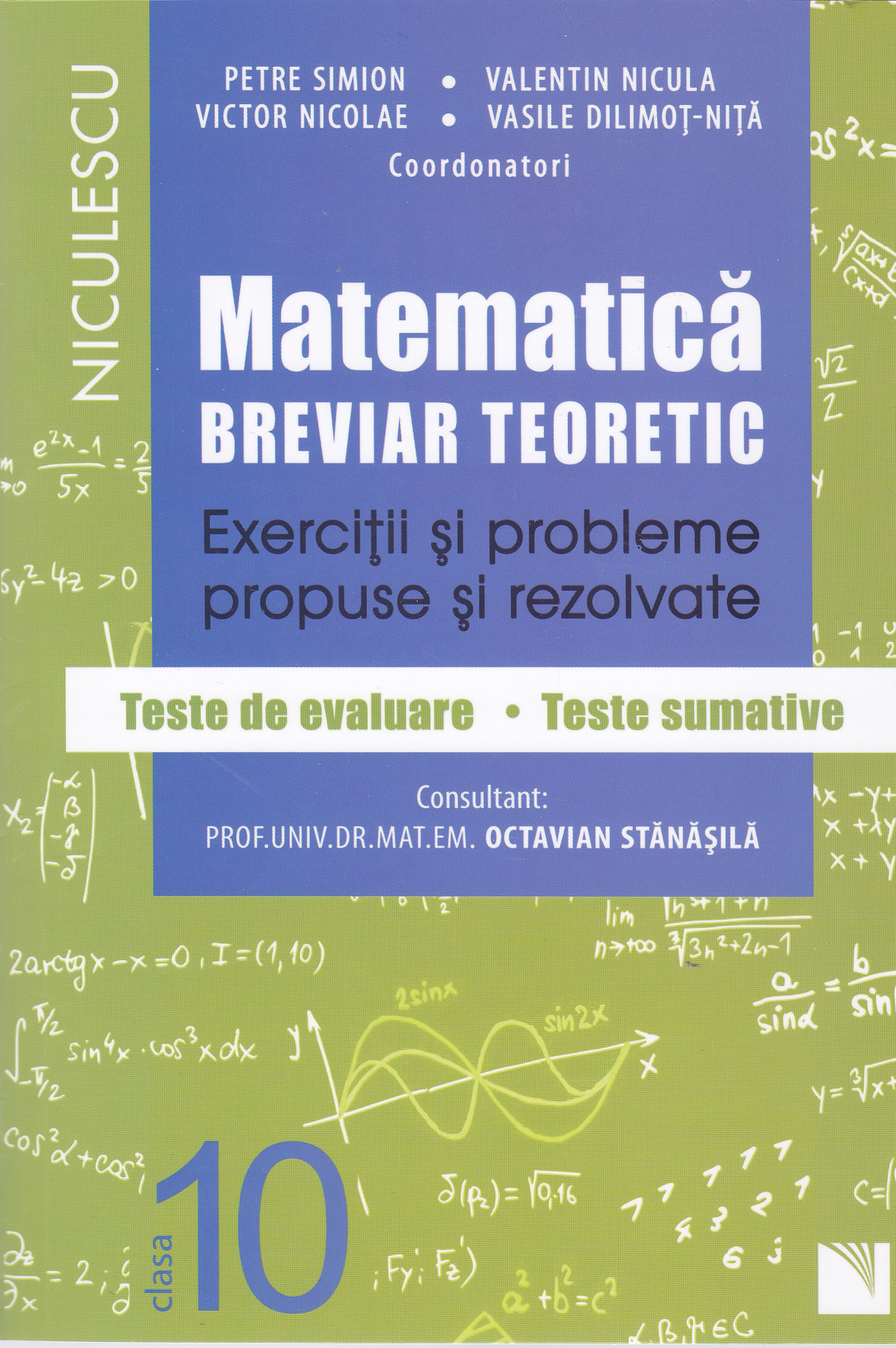 Matematica cls 10 Breviar teoretic ed.2016 - Petre Simion, Valentin Nicula