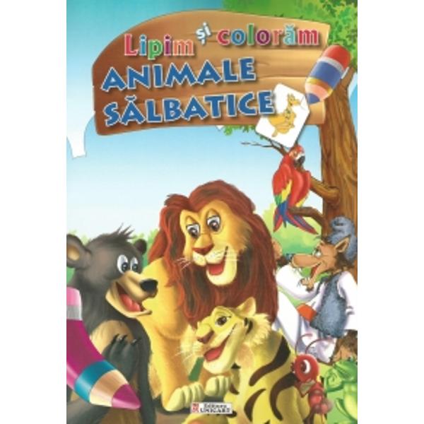 Lipim si coloram. Animale salbatice
