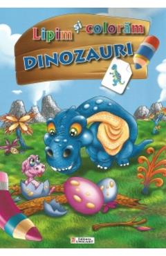 Poza produsului Lipim si coloram Dinozauri