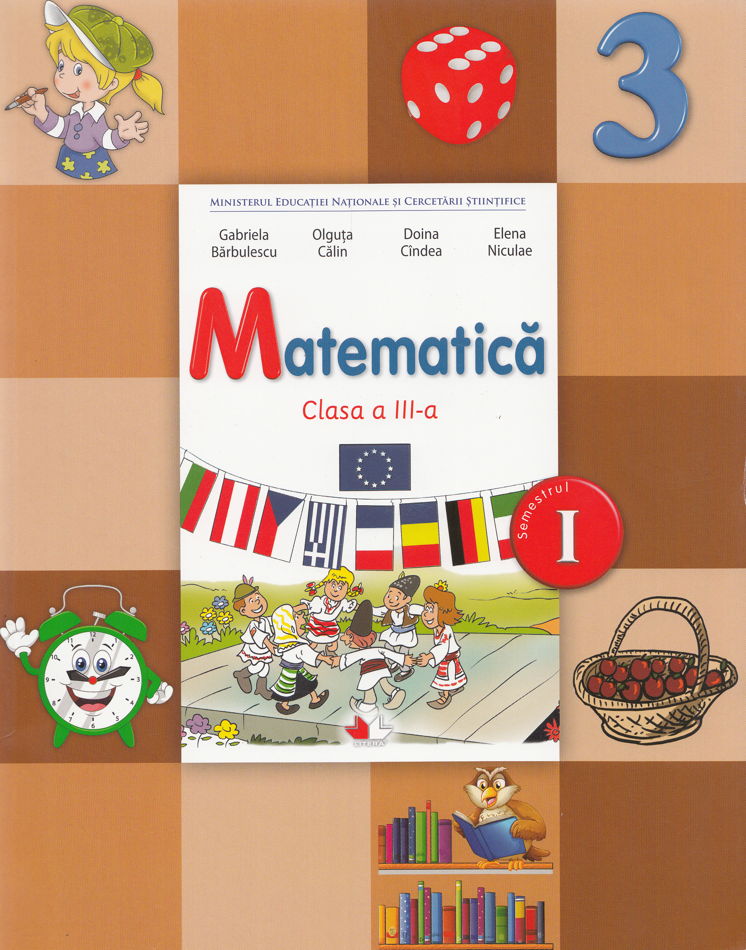 Matematica - Clasa a 3-a. Sem. 1 - Manual + CD - Gabriela Barbulescu, Olguta Calin, Doina Cindea, Elena Niculae