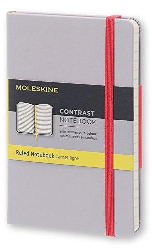Moleskine Contrast notebook hard ruled notebook Grey