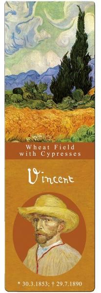 Semn de carte, Wheat field. Vincent van Gogh