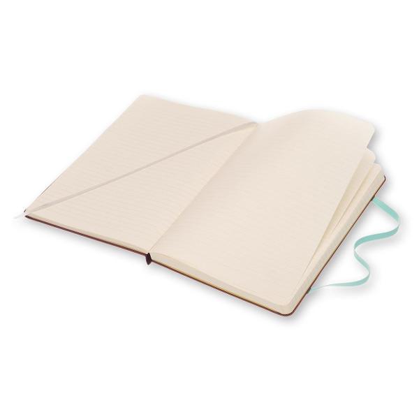 Moleskine Contrast Notebook Hard Cover Ruled Notebook Plum Purple