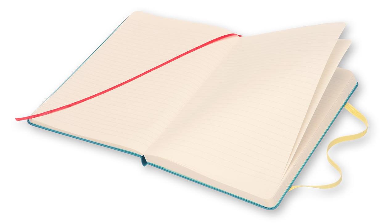 Moleskine Contrast notebook hard cover ruled notebook Green