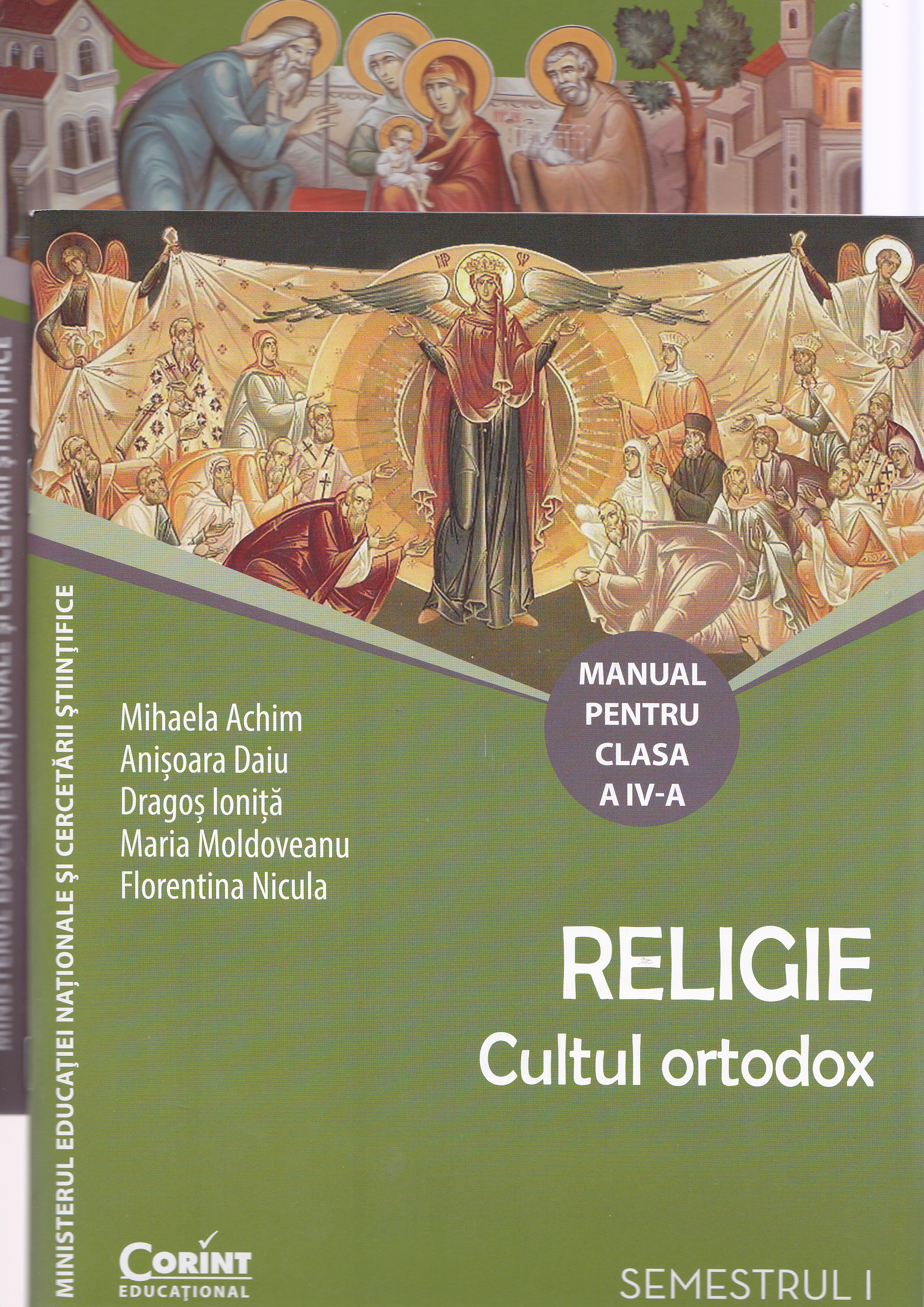 Religie. Cultul Ortodox - Clasa 4 Sem.1+2 - Manual + CD - Mihaela Achim, Anisoara Daiu