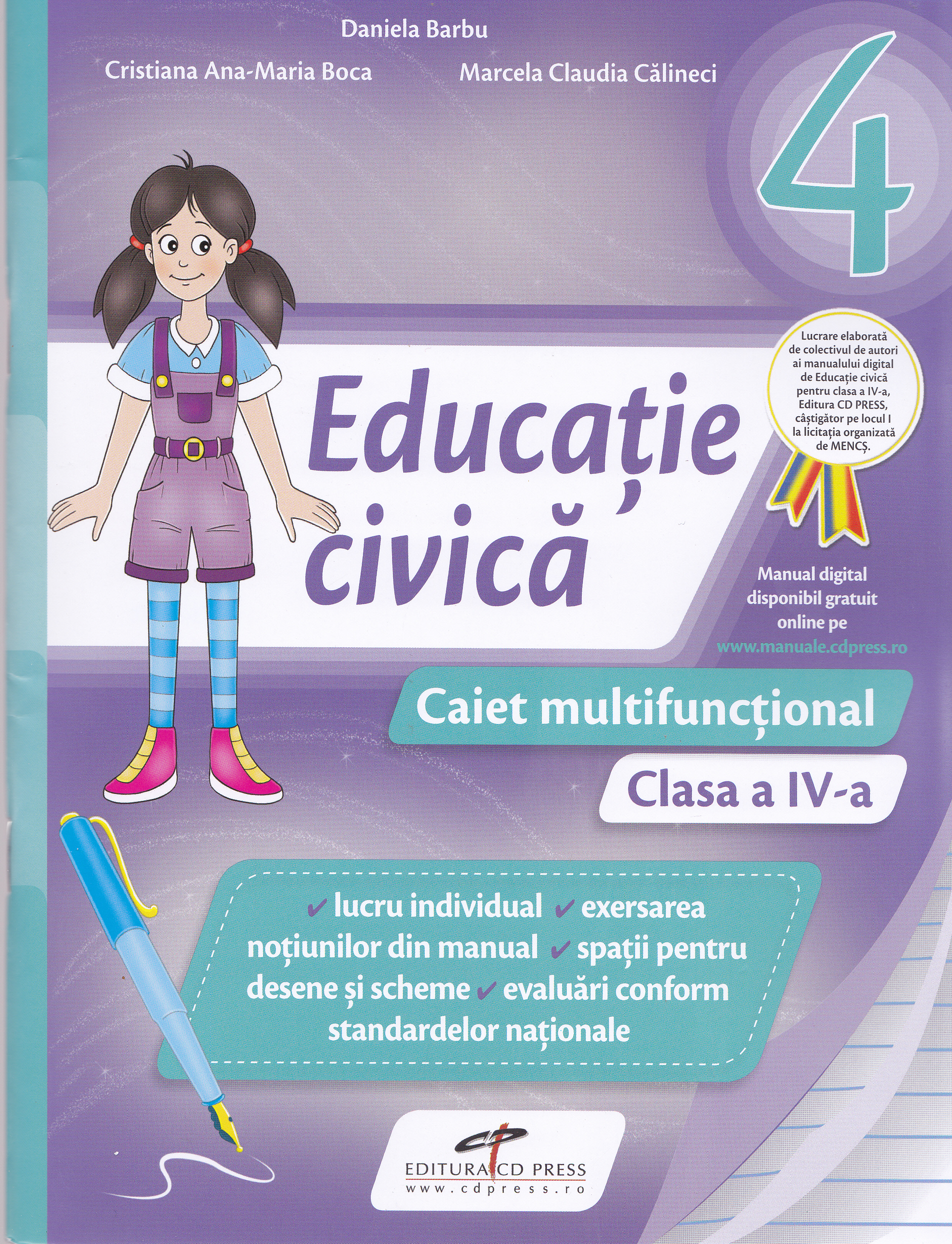 Educatie civica cls 4 caiet - Daniela Barbu