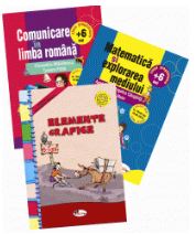 Set 3 caiete: Comunicare in limba romana; Matematica si explorarea mediului; Elemente grafice - Clasa pregatitoare