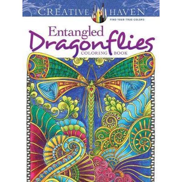 Creative Haven Entangled Dragonflies Coloring Book
