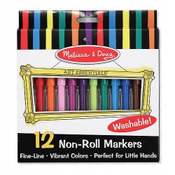 12 Non-roll markers. Set de 12 markere triunghiulare