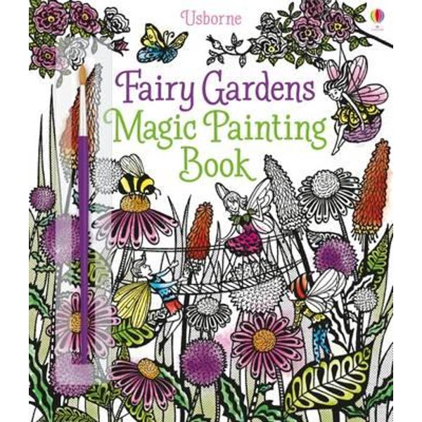 Fairy Gardens Magic Painting Book