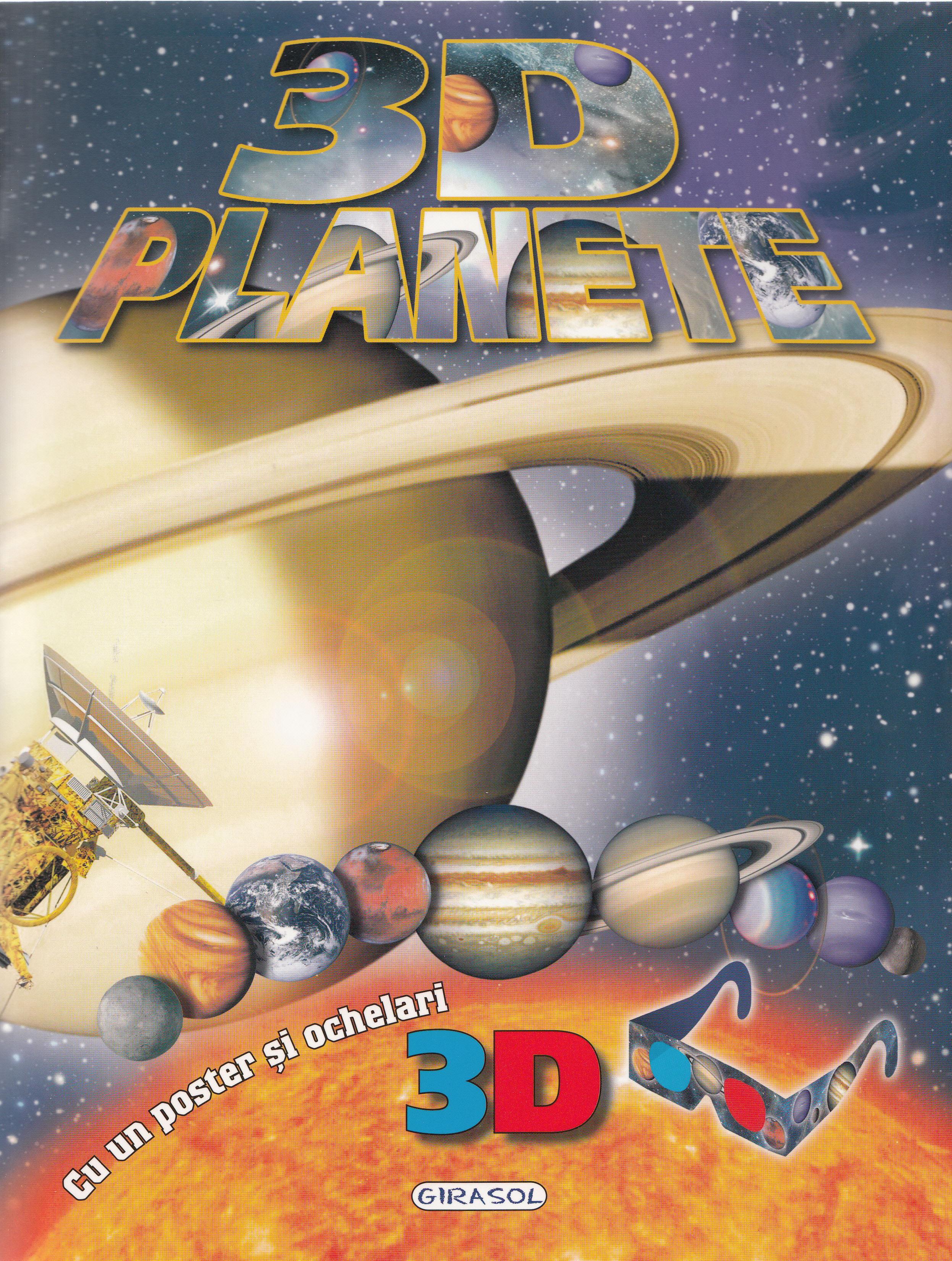 3D Planete (poster + ochelari)