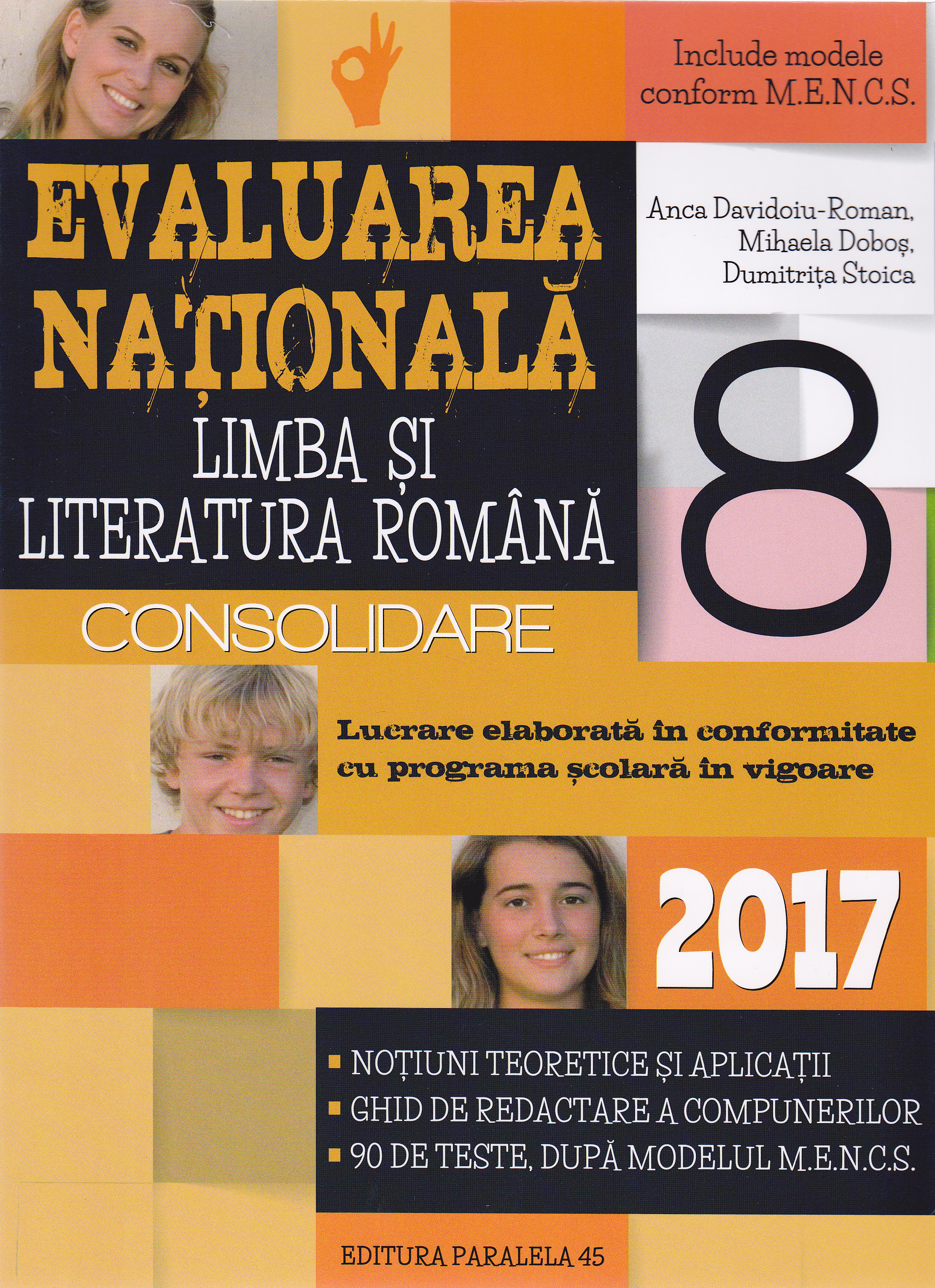 2017 Evaluare nationala Romana cls 8 Consolidare - Anca Davidoiu-Roman