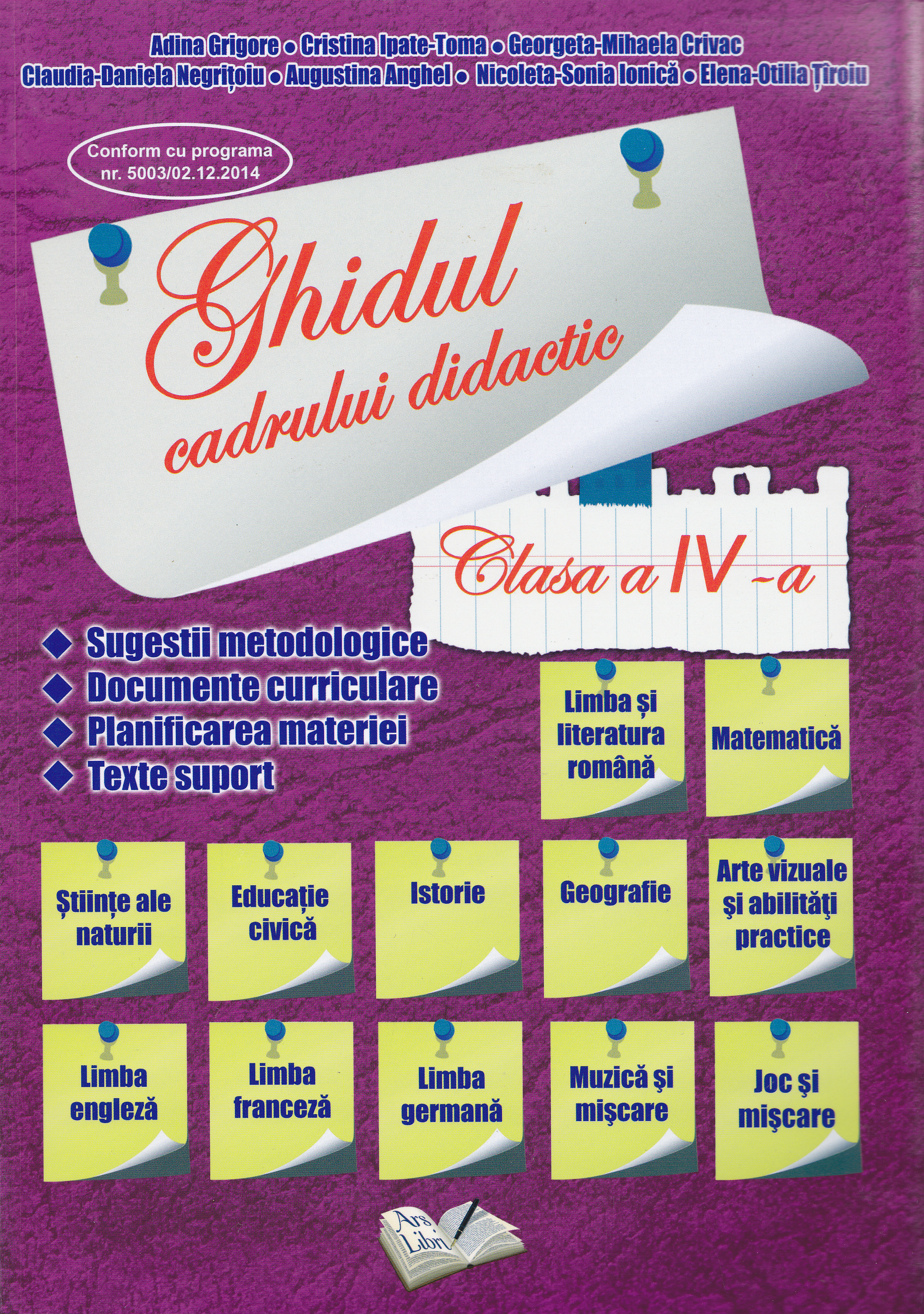 Ghidul cadrului didactic cls 4 - Adina Grigore