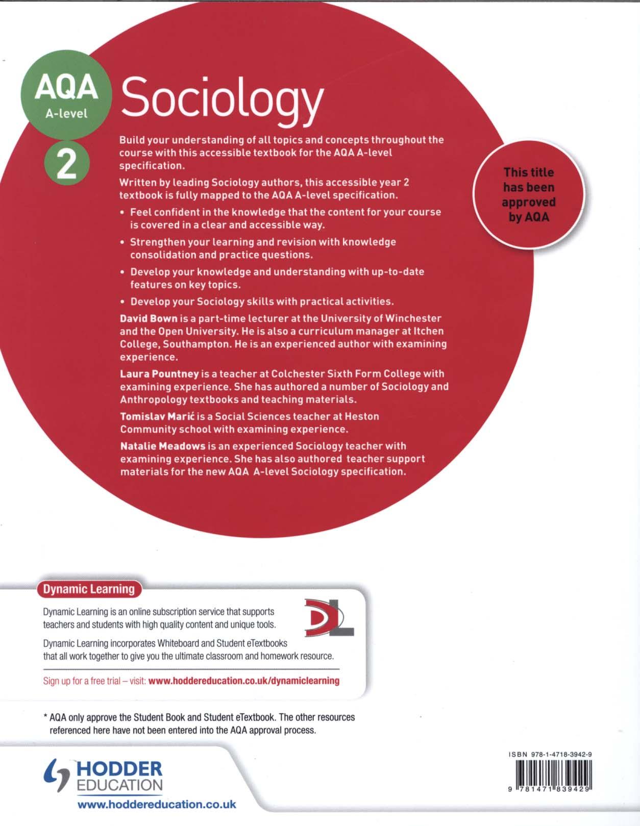 AQA Sociology for A Level