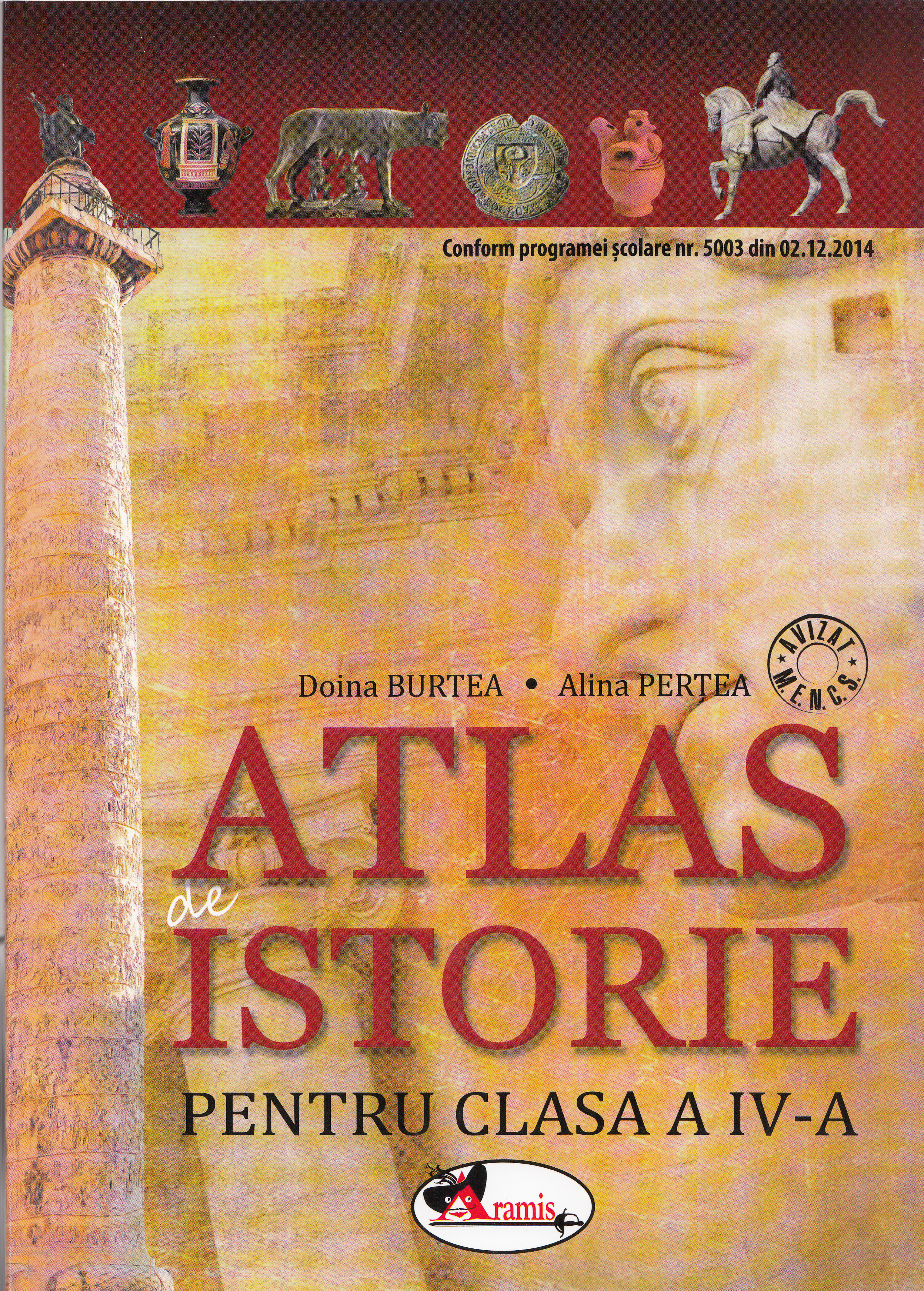 Atlas de istorie - Clasa a 4-a - Doina Burtea, Alina Pertea