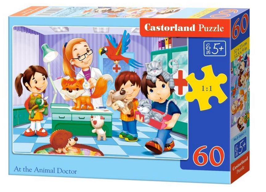 Puzzle 60 Castorland - At the animal doctor