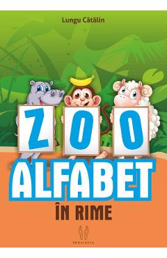 Coperta cărții 'Zooalfabet in rime - Catalin Lungu'