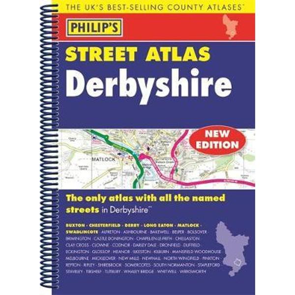 Philip's Street Atlas Derbyshire