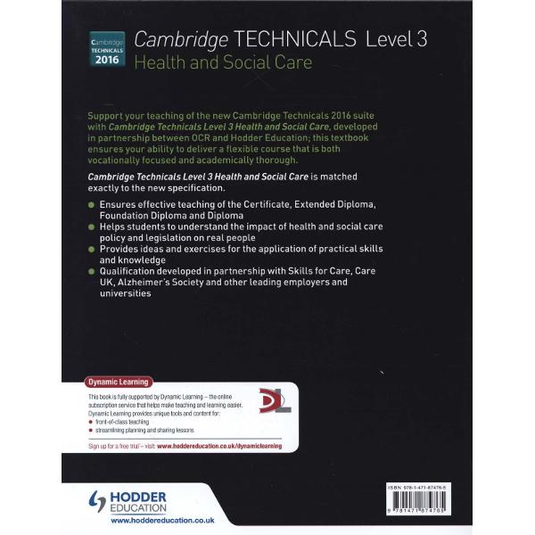 Cambridge Technicals Level 3 Health and Social Care
