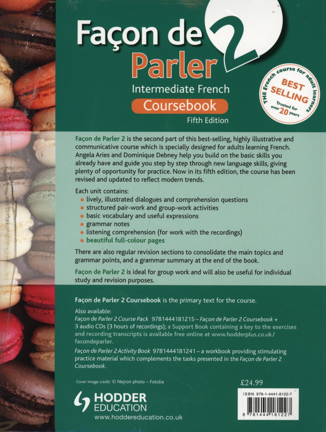 Facon De Parler 2 Coursebook