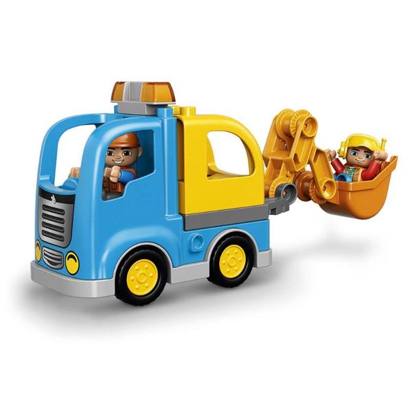 Lego Duplo: Camion si excavator pe senile 2-5 Ani ()
