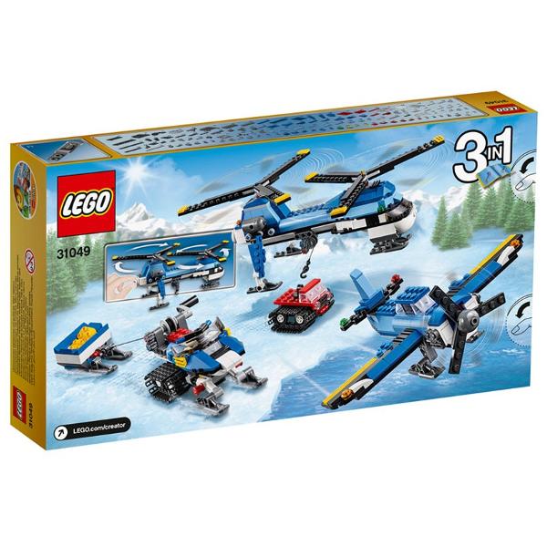 Lego Creator: Elicopter cu rotor dublu 3-in-1. 8-12 ani (31049)