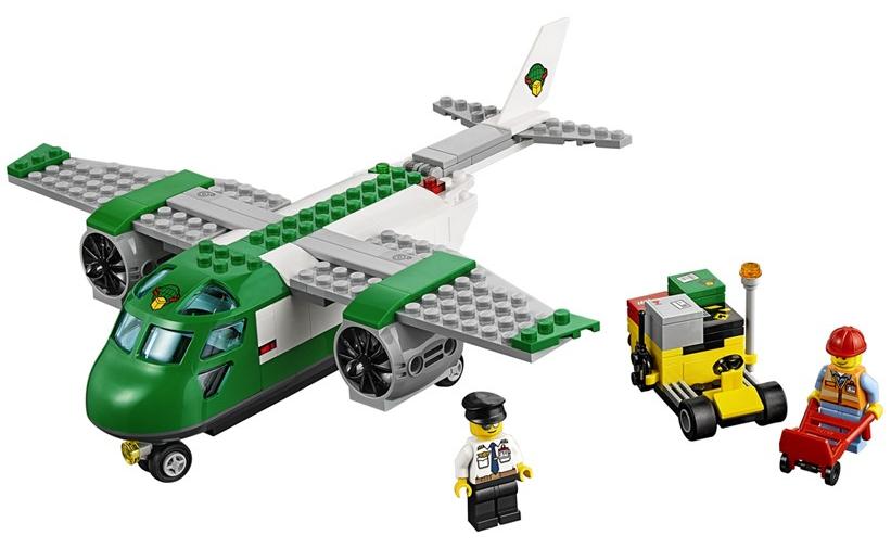 Lego City: Avion de marfa pe aeroport 5-12 Ani (60101)