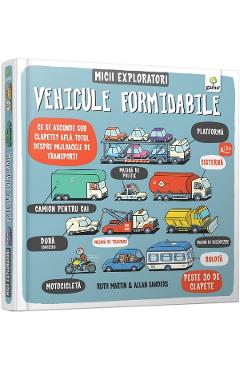 Poza produsului Micii exploratori: Vehicule formidabile - Ruth Martin, Allan Sanders