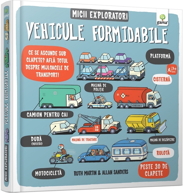 Micii exploratori: Vehicule formidabile - Ruth Martin, Allan Sanders