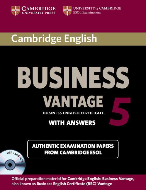 Cambridge English Business 5 Vantage Self-study Pack (studen
