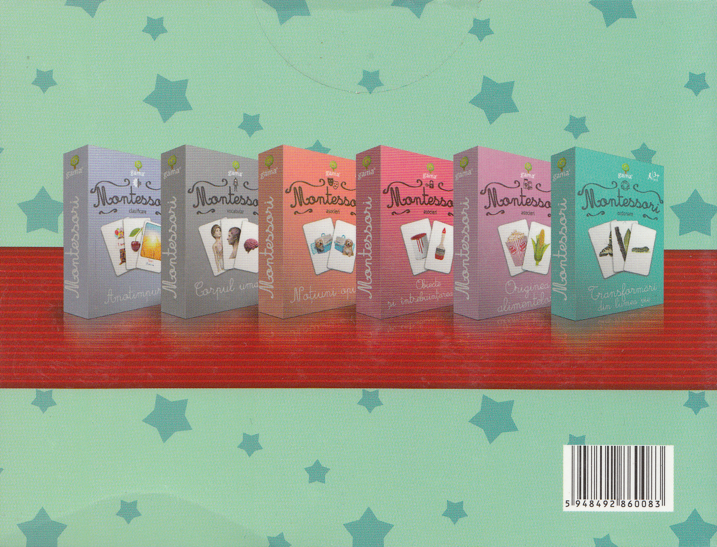 Pachet Craciun: Carti de joc Montessori