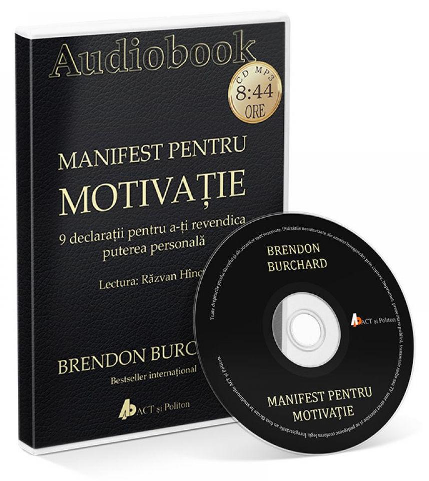 CD Manifest pentru motivatie - Brendon Burchard