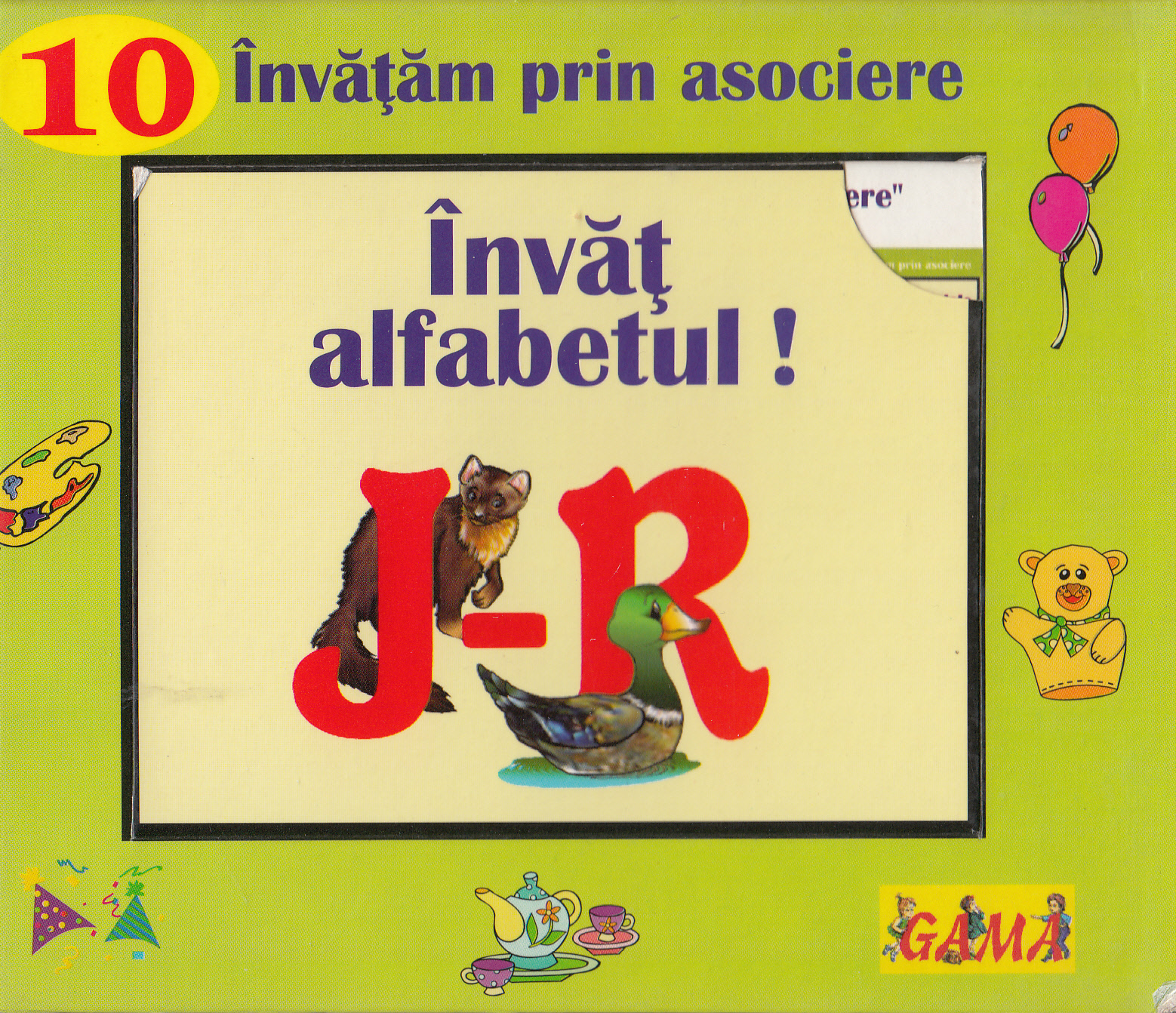 Invat alfabetul: J-R - Invatam prin asociere