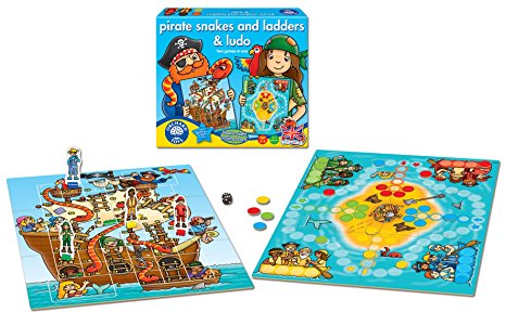 Pirate, snakes and ladders and Ludo. Piratii