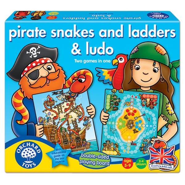 Pirate, snakes and ladders and Ludo. Piratii