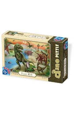 Imaginea produsului 'Puzzle 100 - Dino Puzzle'