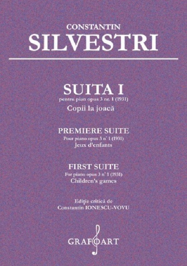 Suita I pentru Pian Opus 3 Nr.1 - Constantin Silvestri