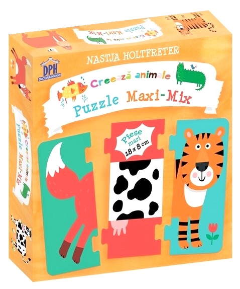 Creeaza animale. Puzzle Maxi-Mix - Nastja Holtfreter