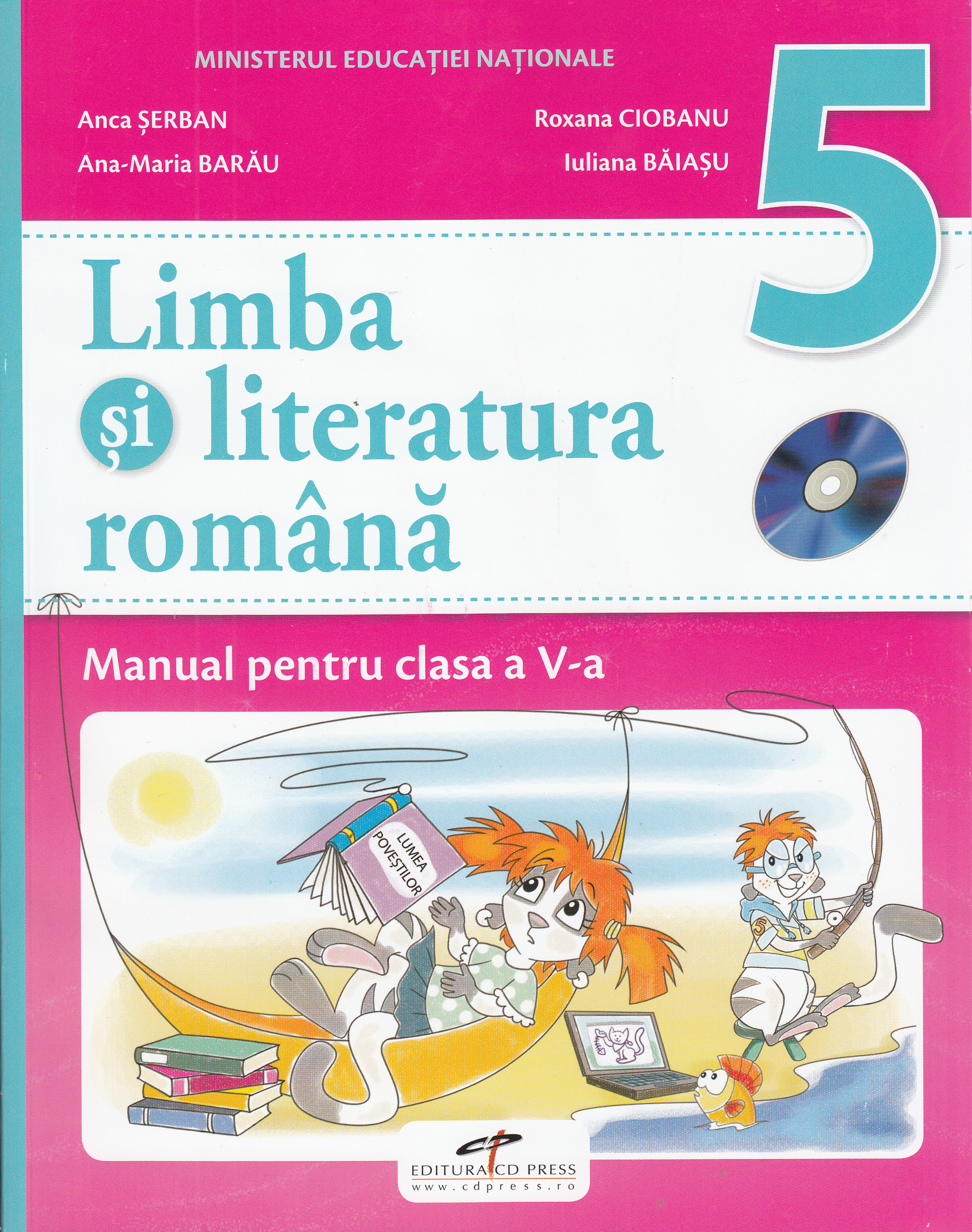 Romana - Clasa 5 - Manual + CD - Anca Serban, Roxana Ciobanu, Ana-Maria Barau, Iuliana Baiasu