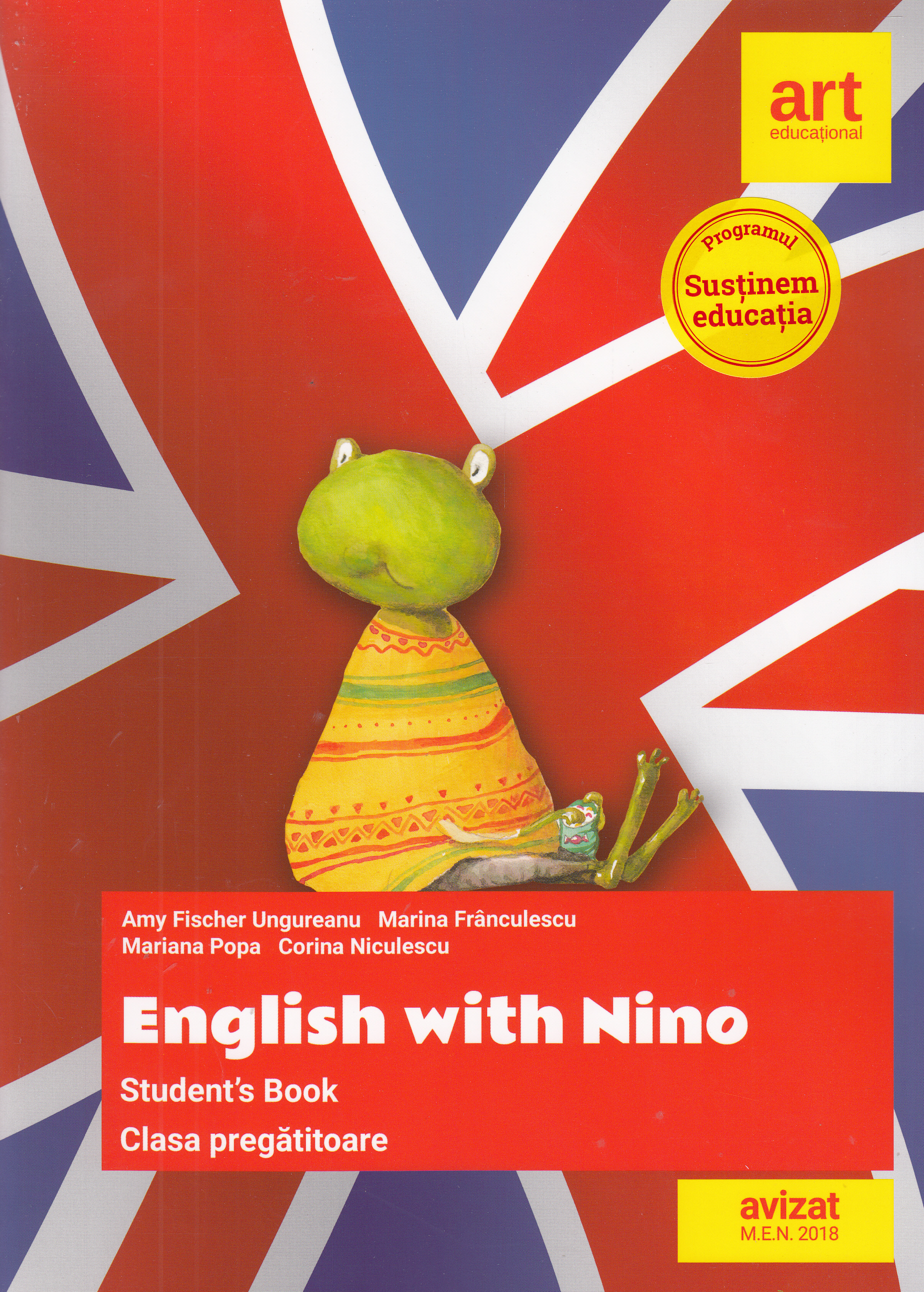 English with Nino Student's Book - Clasa Pregatitoare - Amy Fischer Ungureanu