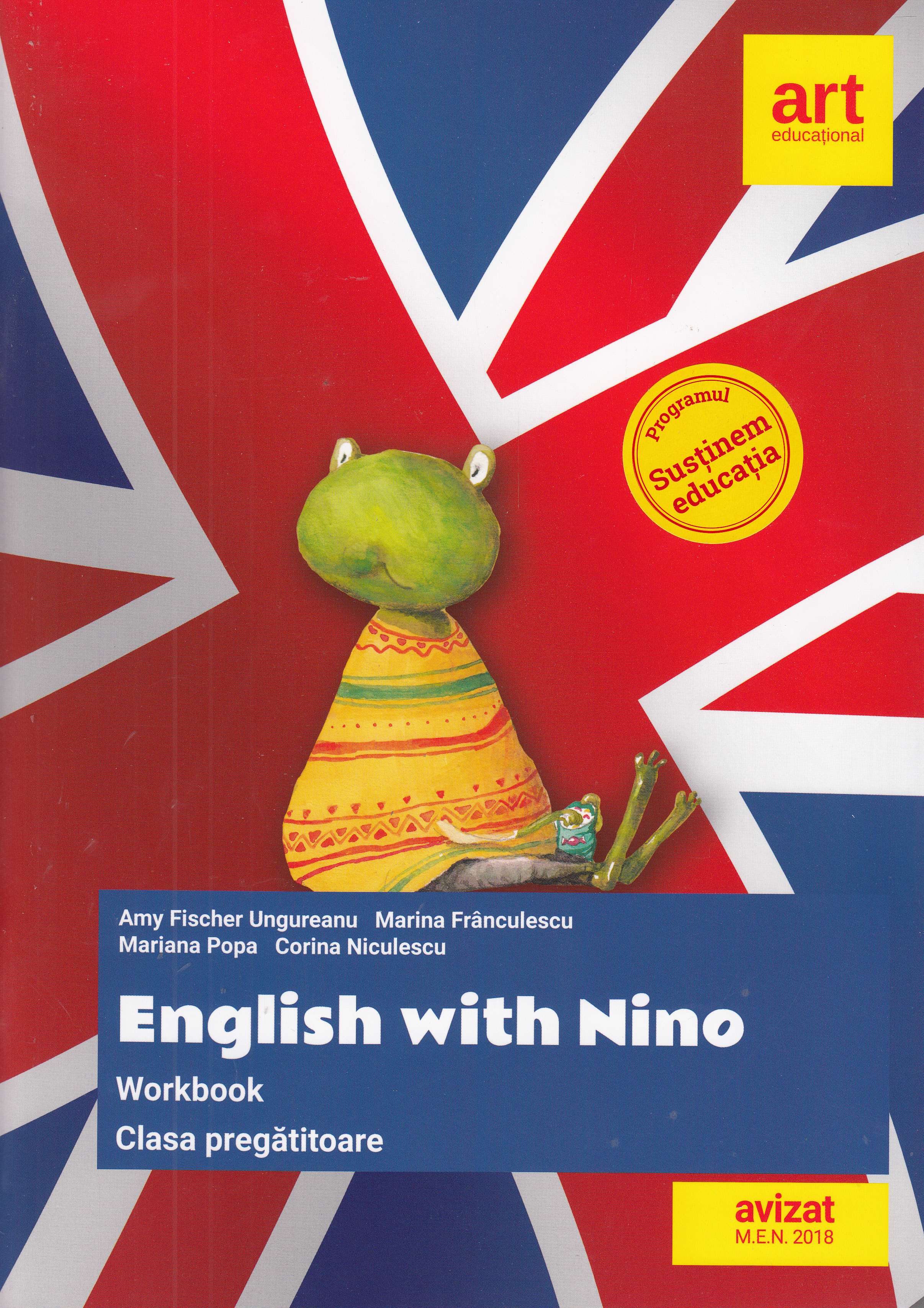 English with Nino Workbook - Clasa Pregatitoare - Amy Fischer Ungureanu