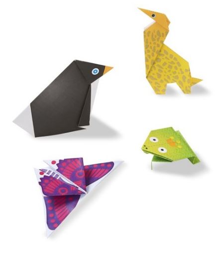 Origami, Animals. Animale colorate
