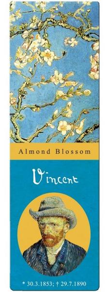Semn de carte, Almond blossom. Vincent van Gogh